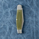 Gateway Stockman | Green Canvas Micarta