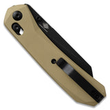 Lander 2 Reverse Tanto | Gold Aluminium + Blackwash Elmax