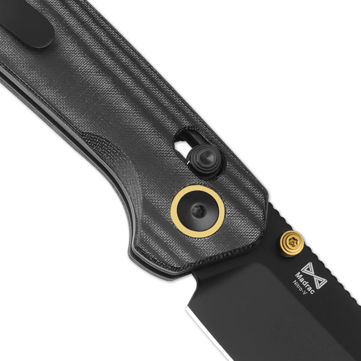 Madrac | Black Micarta + Nitro-V