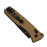 Aegis T | Brown G10 + Black Serrated AEB-L
