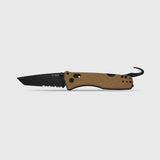 Aegis T | Brown G10 + Black Serrated AEB-L