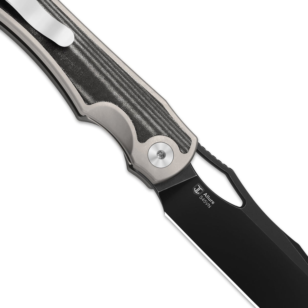 Allure | Ti & Norplex UltreX™ Micarta + Blackwash S45VN