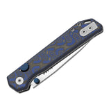 Begleiter 2.9 | Blue Vortex Micarta + Satin BD1N