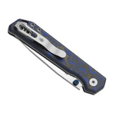 Begleiter 2.9 | Blue Vortex Micarta + Satin BD1N