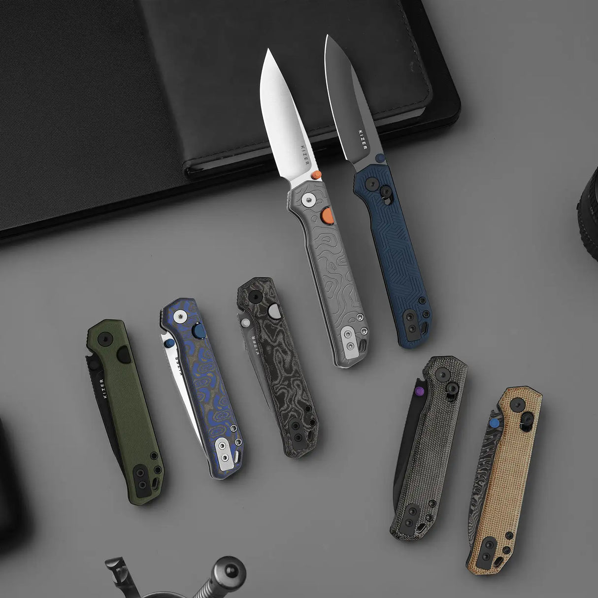 Begleiter 2.9 | Black Vortex Micarta + Grey SW PVD BD1N