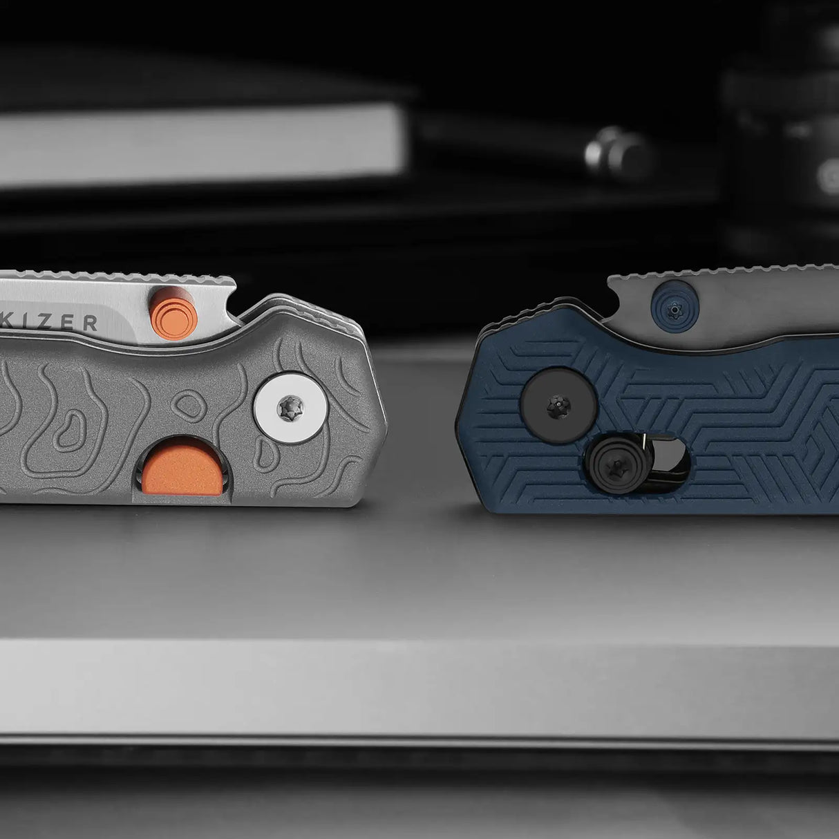 Begleiter 2.9 | Milled  Blue Aluminium + DLC Ultra S35VN