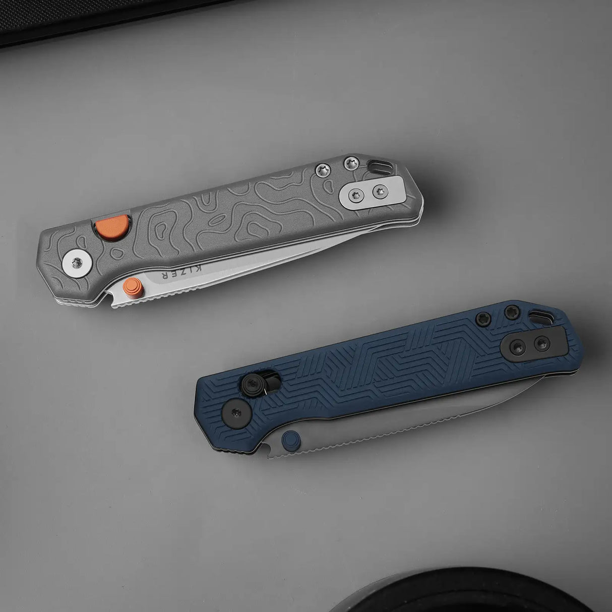 Begleiter 2.9 | Milled  Blue Aluminium + DLC Ultra S35VN