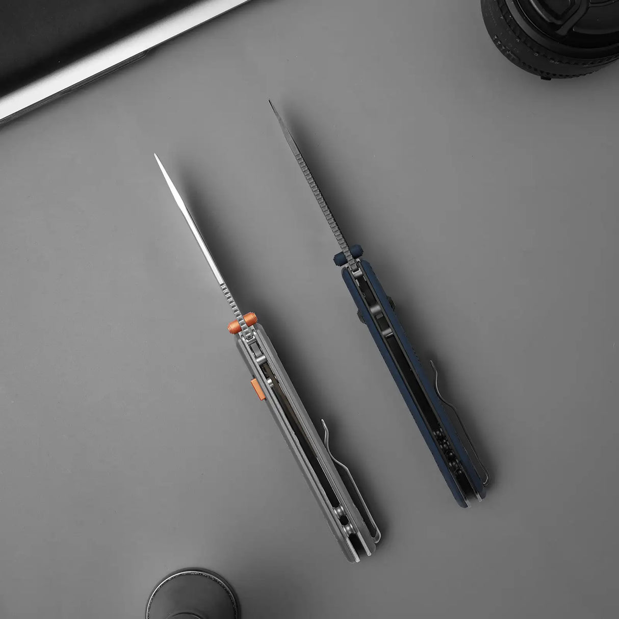 Begleiter 2.9 | Milled  Blue Aluminium + DLC Ultra S35VN