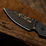 Bone | Burlap Micarta + Copper Dama