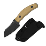 Bulldog Fix | Brown G10 + Blackwash 14C28N