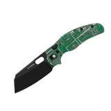 C01C 2.9 BS PCB | Green Resin + Black PVD S35VN