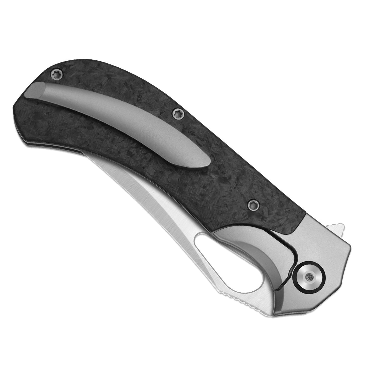 Cyclone | Ti & Carbon Fibre + Satin S35VN