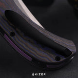 Cyclone | FatCarbon Purple Haze + Matte DLC Ultra S35VN