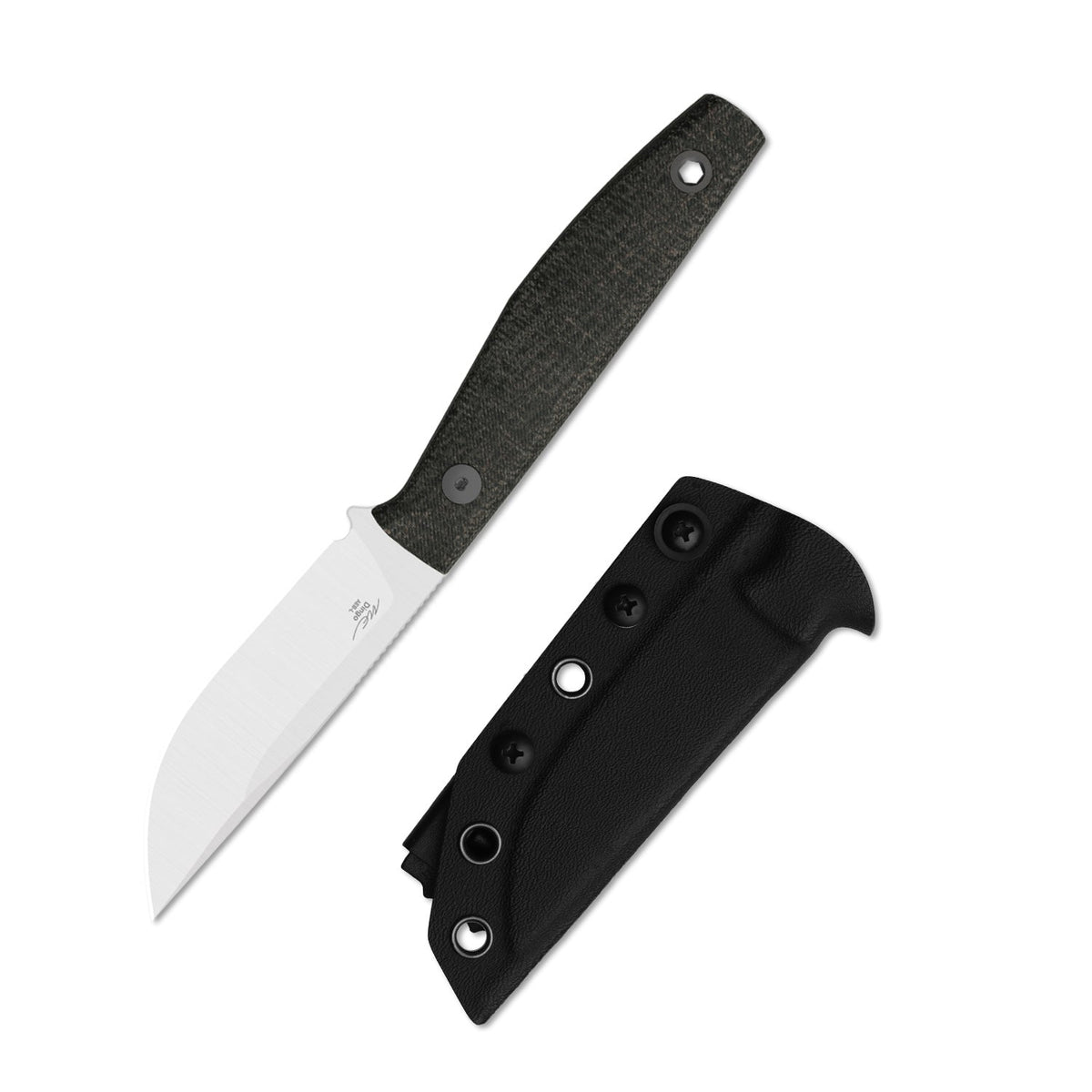 Dingo | Black Burlap Micarta + Satin AEB-L