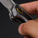 Draca | Black Carbon Fiber GID & Aluminium + Stonewash S45VN