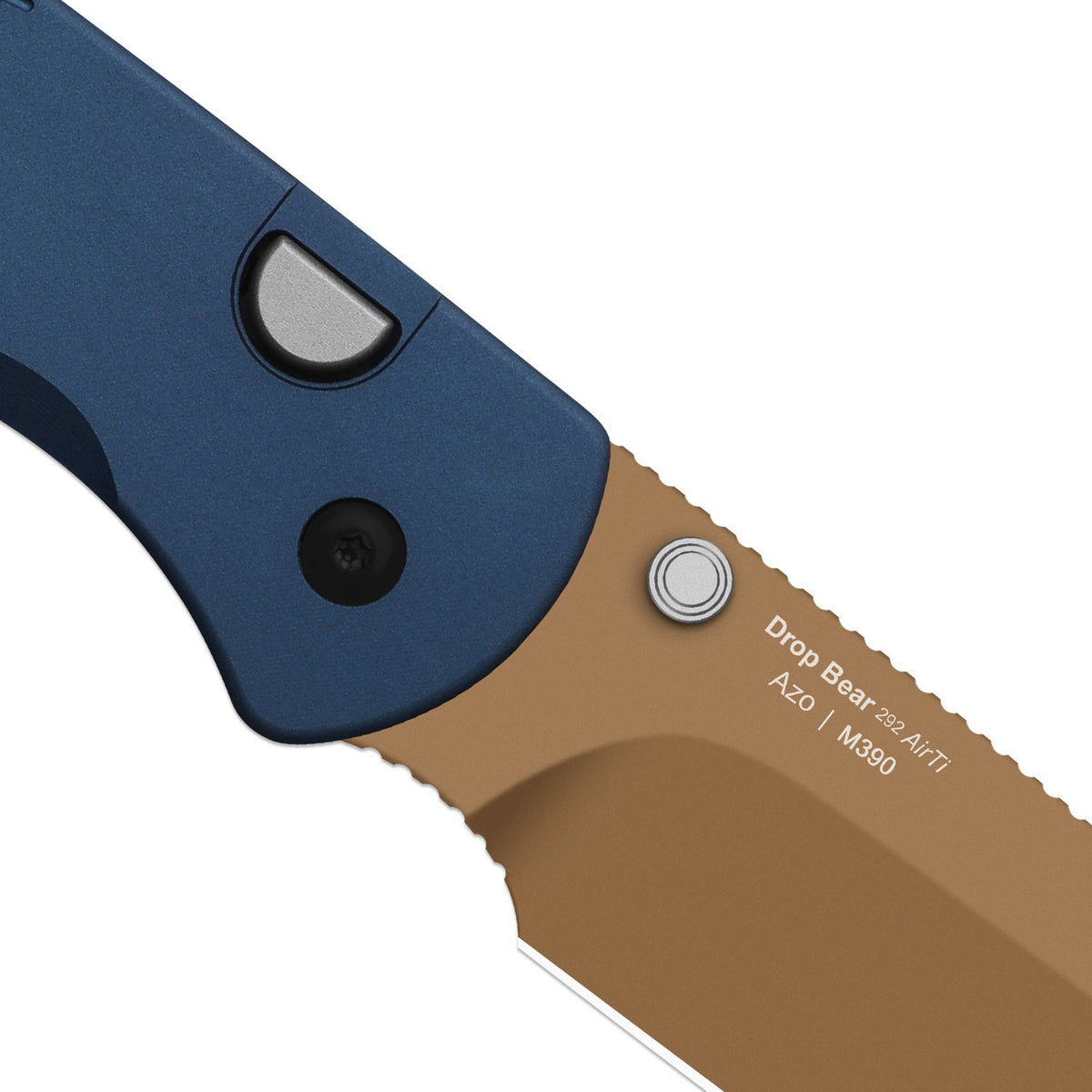 Drop Bear 292 AirTi *Left Handed* | Cobalt Blue Alum + Sunset PVD M390