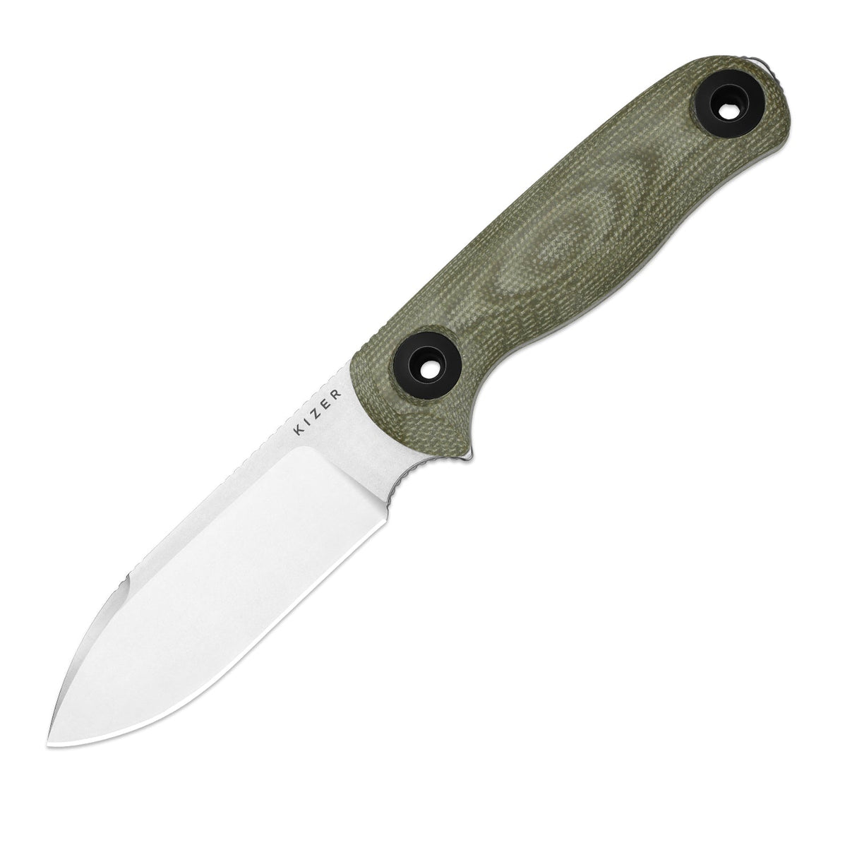 Drop Bear Fix 3 | Green Micarta + Drop Point 14C28N