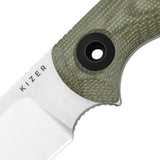 Drop Bear Fix 3 | Green Micarta + Drop Point 14C28N