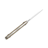 Drop Bear Fixed Blade | Tan G10 + Clip Point AEB-L