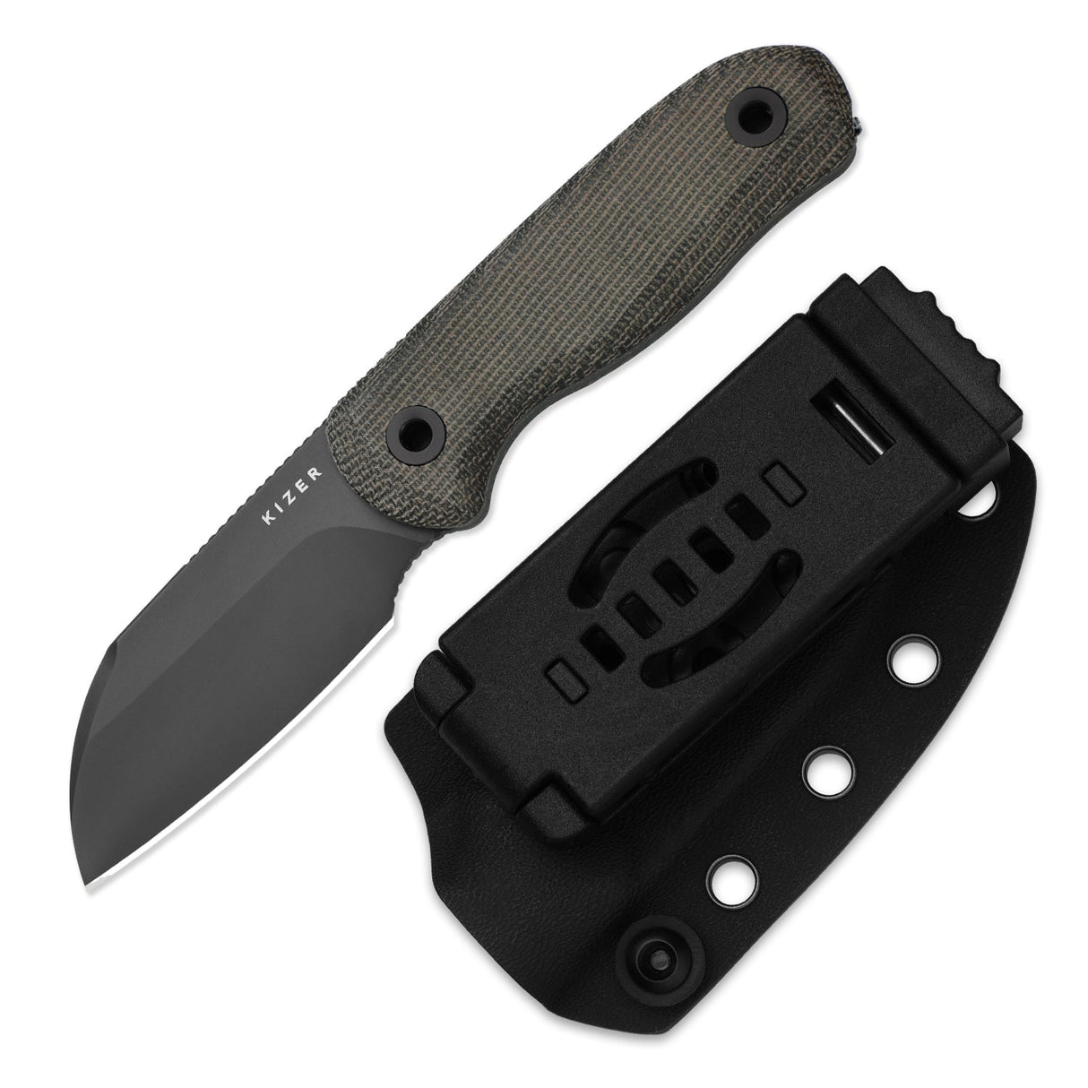 Drop Bear Fixed Blade | Norplex UltreX™ Micarta + Sheepsfoot S45VN