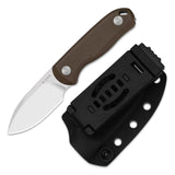 Drop Bear Fixed Blade | Norplex UltreX™ Micarta + Drop Point 14C28N