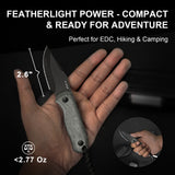 Drop Bear Fixed Blade | Clip Point AEB-L + Micarta