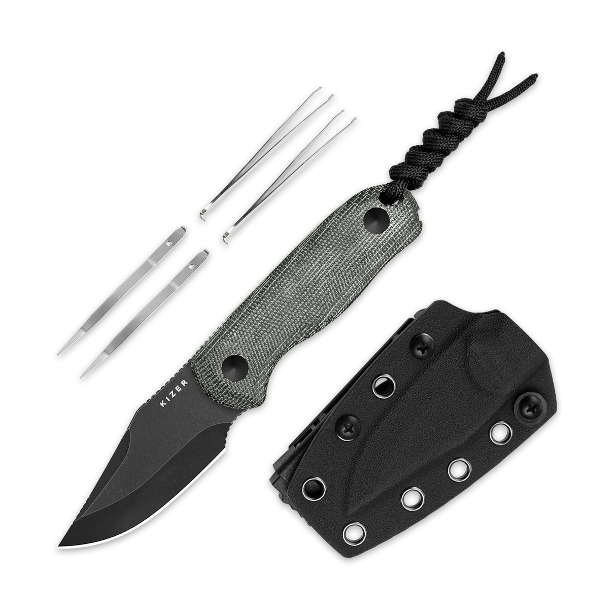 Drop Bear Fixed Blade | Clip Point AEB-L + Micarta