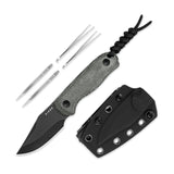 Drop Bear Fixed Blade | Clip Point AEB-L + Micarta