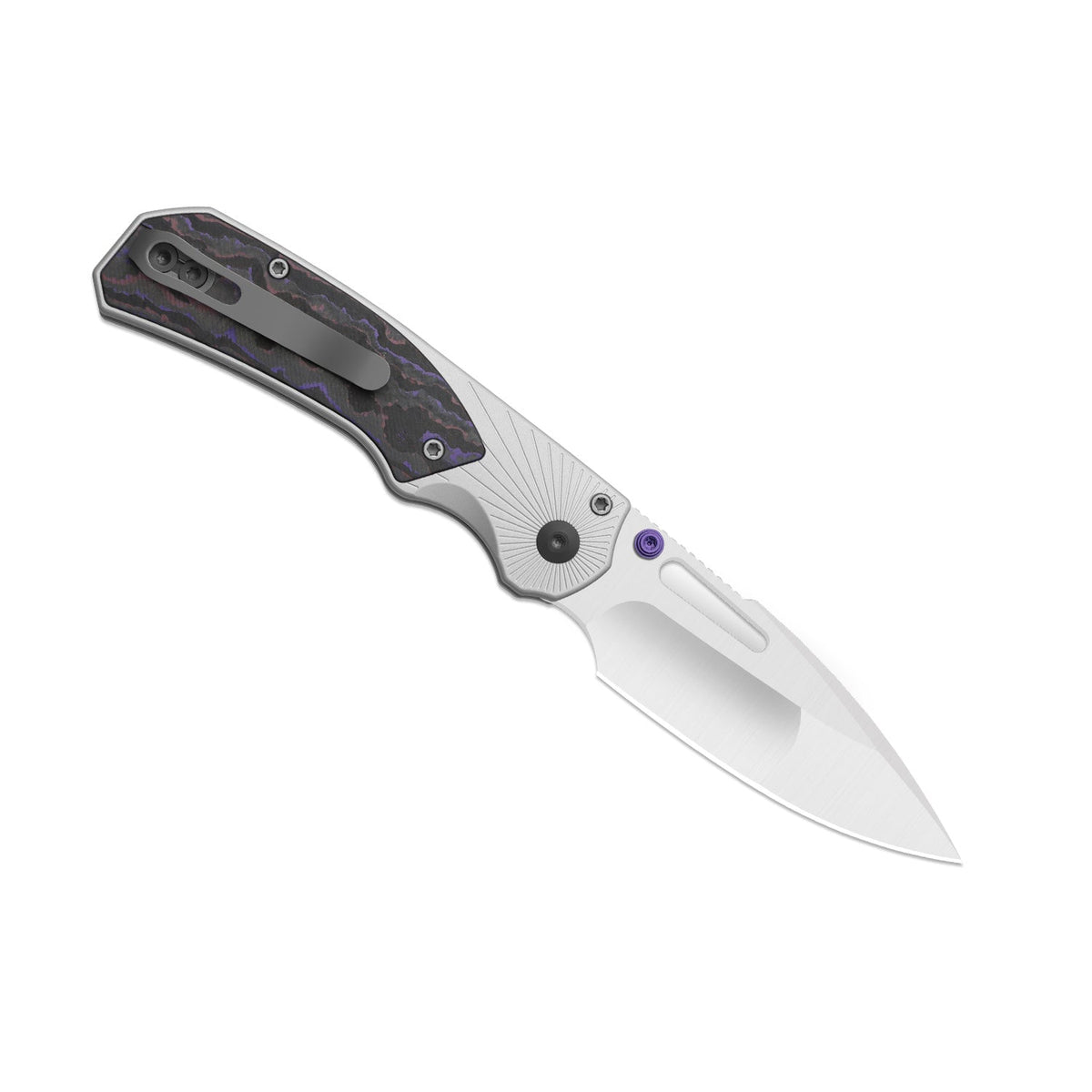 Durandal | Alu & FatCarbon Purple Haze + Satin S35VN