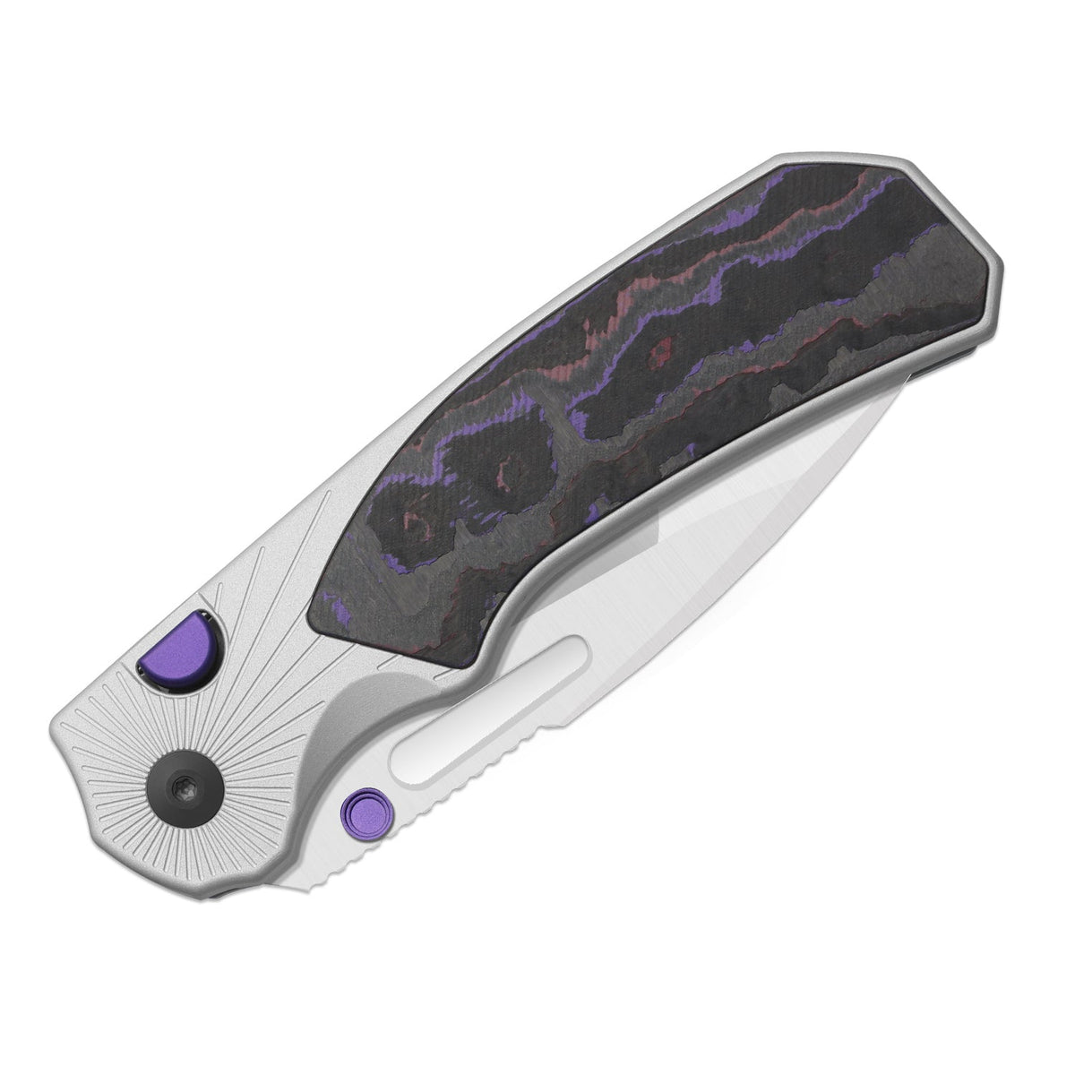Durandal | Alu & FatCarbon Purple Haze + Satin S35VN