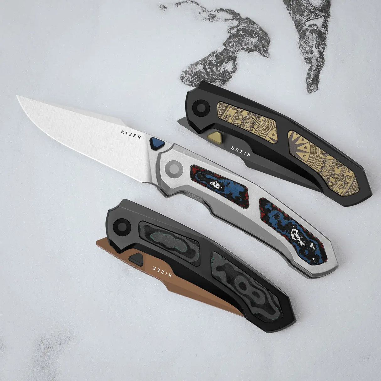 Feweed XL | Black Titanium & Laser art + Matte DLC Ultra S90V