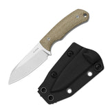 Field Mouse | Brown Norplex UltreX™ Micarta + Satin 14C28N