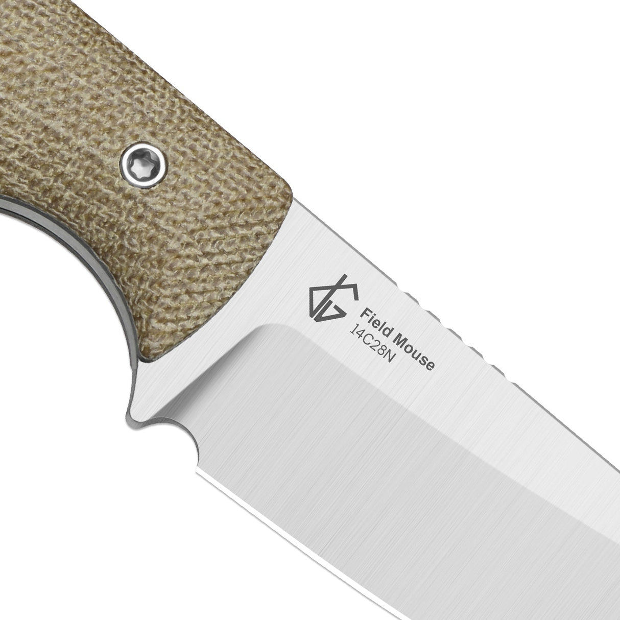 Field Mouse | Brown Norplex UltreX™ Micarta + Satin 14C28N
