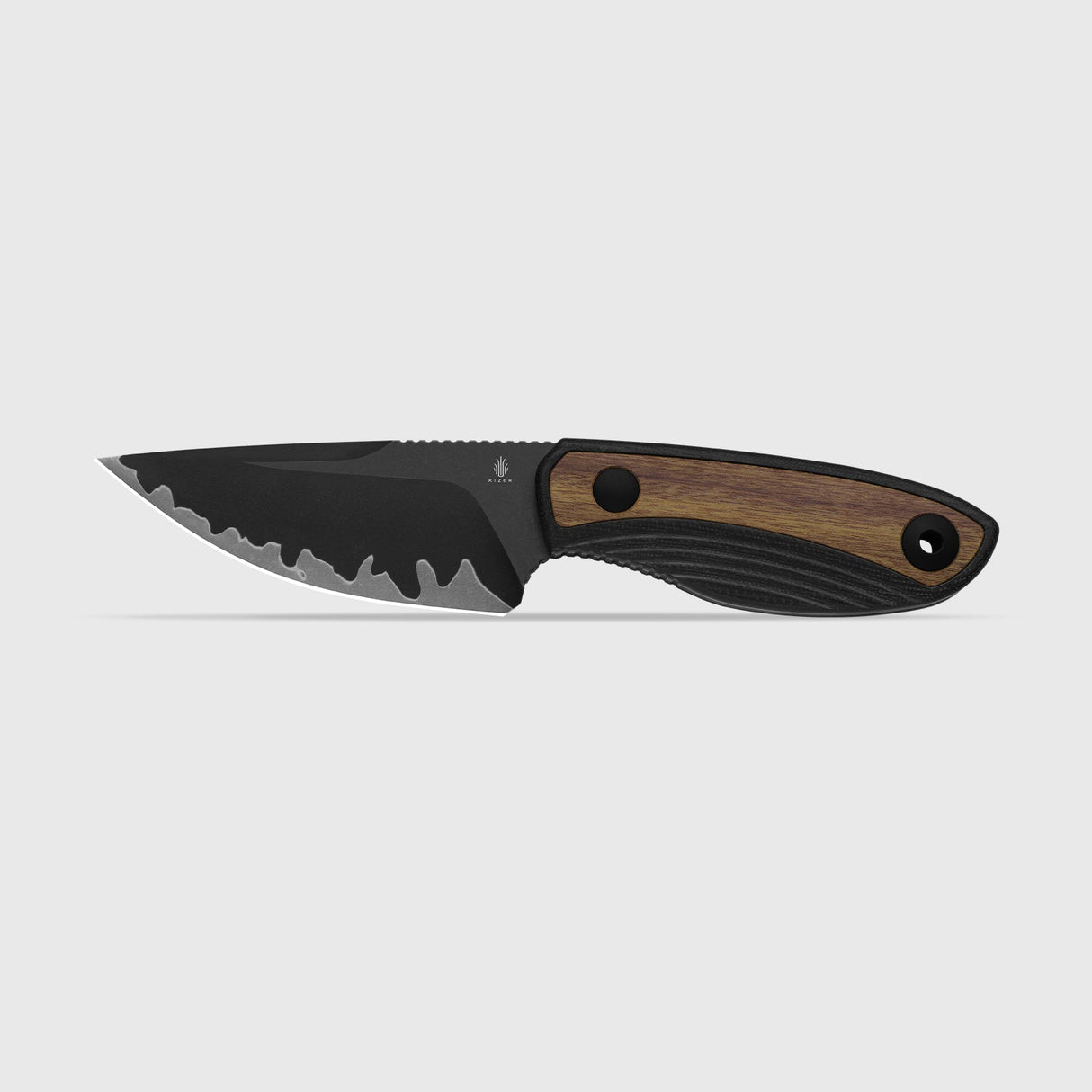 Finch | Black G10 & Mkuruti Wood + 3-layer composite steel