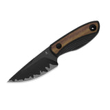 Finch | Black G10 & Mkuruti Wood + 3-layer composite steel