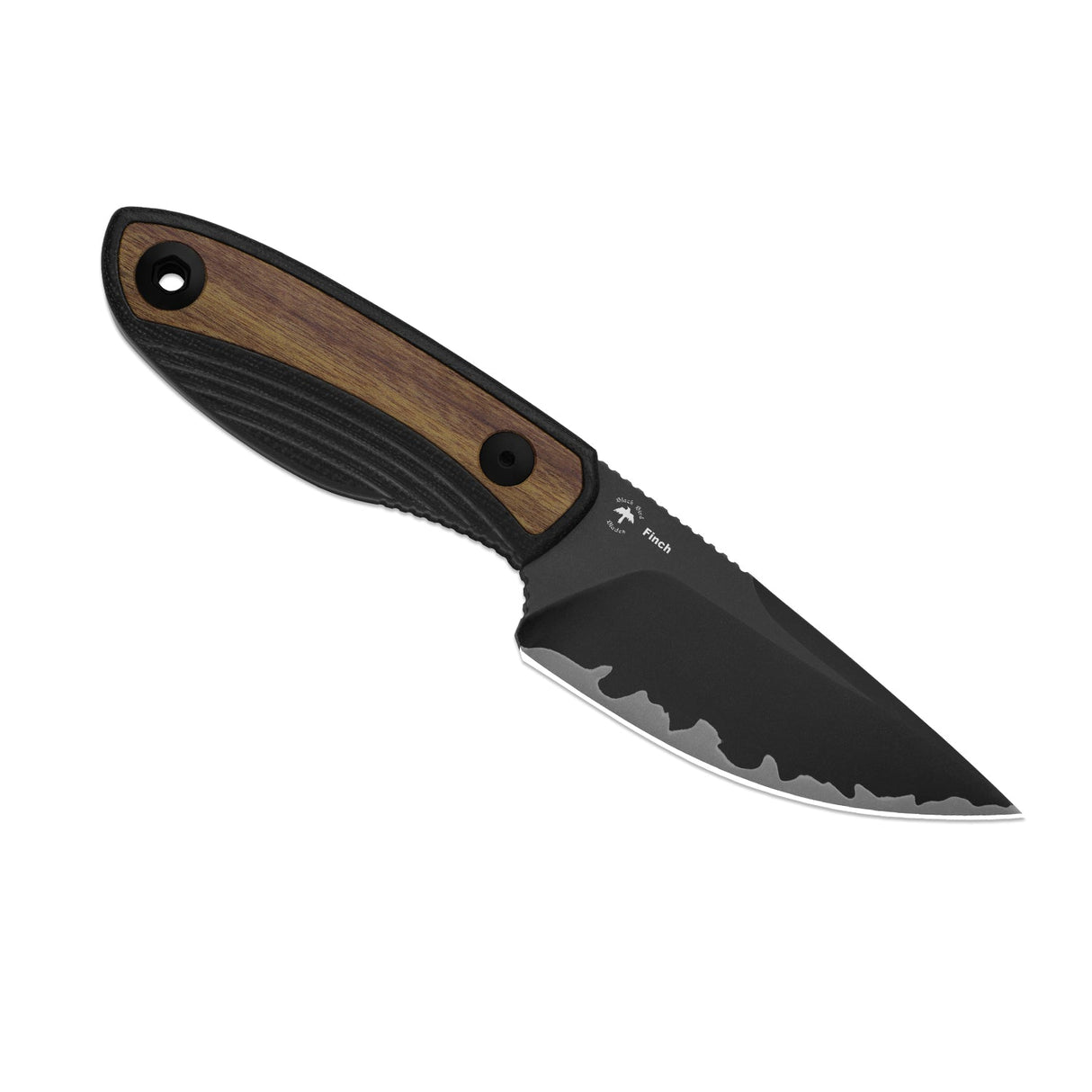 Finch | Black G10 & Mkuruti Wood + 3-layer composite steel