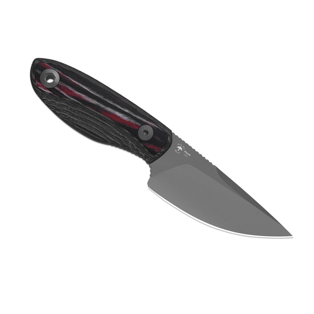 Finch | Micarta & Reconstituted Wood + Grey PVD Stonewash AEB-L