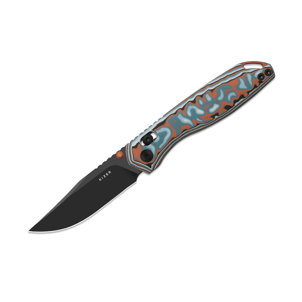 Findo | Vortex Micarta + Black PVD AEB-L
