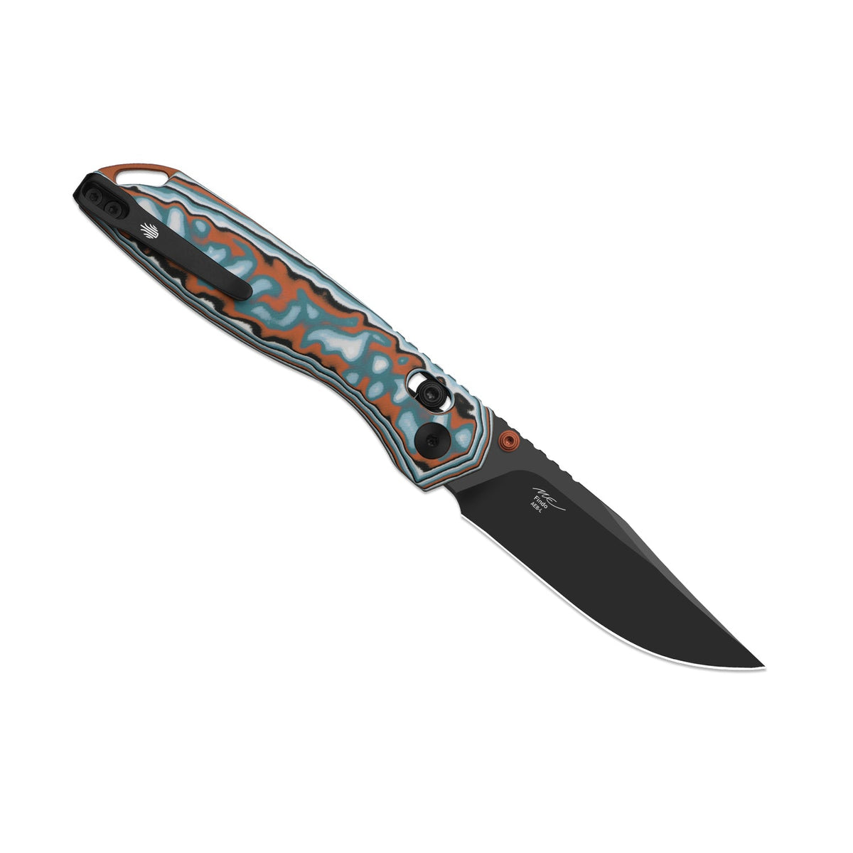 Findo | Vortex Micarta + Black PVD AEB-L