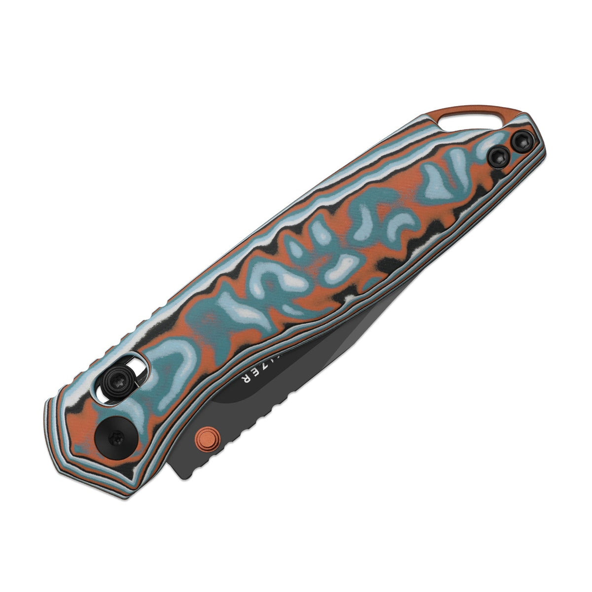 Findo | Vortex Micarta + Black PVD AEB-L