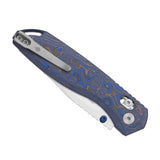Findo | Blue Vortex Micarta + Satin AEB-L