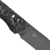 Findo | Black Vortex Micarta + Stonewash Gray PVD AEB-L