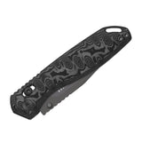 Findo | Black Vortex Micarta + Stonewash Gray PVD AEB-L