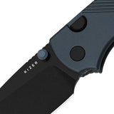 Glaux | Blue Milled Aluminium + Blackwash 14C28N