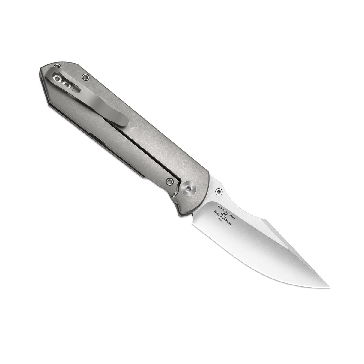 Harpoon Fold | Grey Ti + Stonewash Elmax