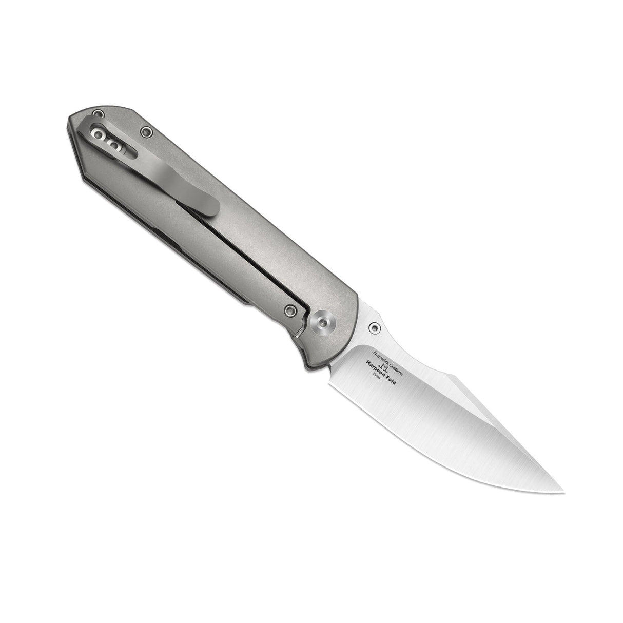 Harpoon Fold | Black Norplex UltreX™ Grey Ti + Satin Elmax