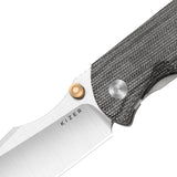 Harpoon Fold | Black Norplex UltreX™ Grey Ti + Satin Elmax