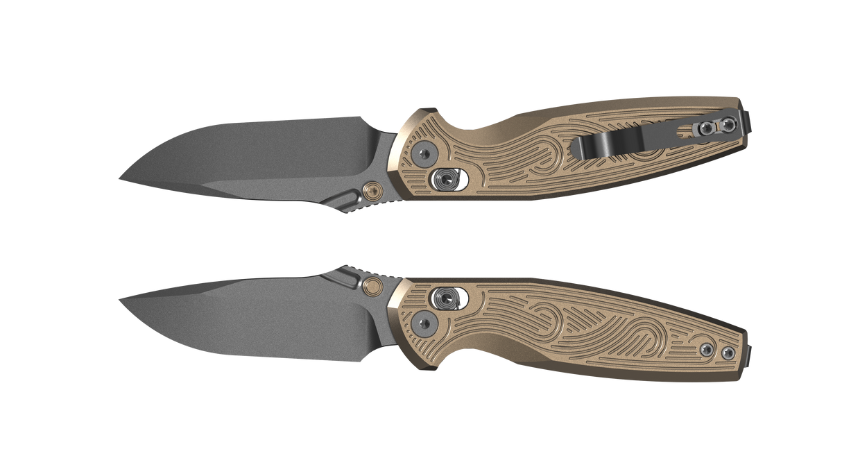 Khamsin | Sand Milled Aluminum +  Grey PVD Nitro-V