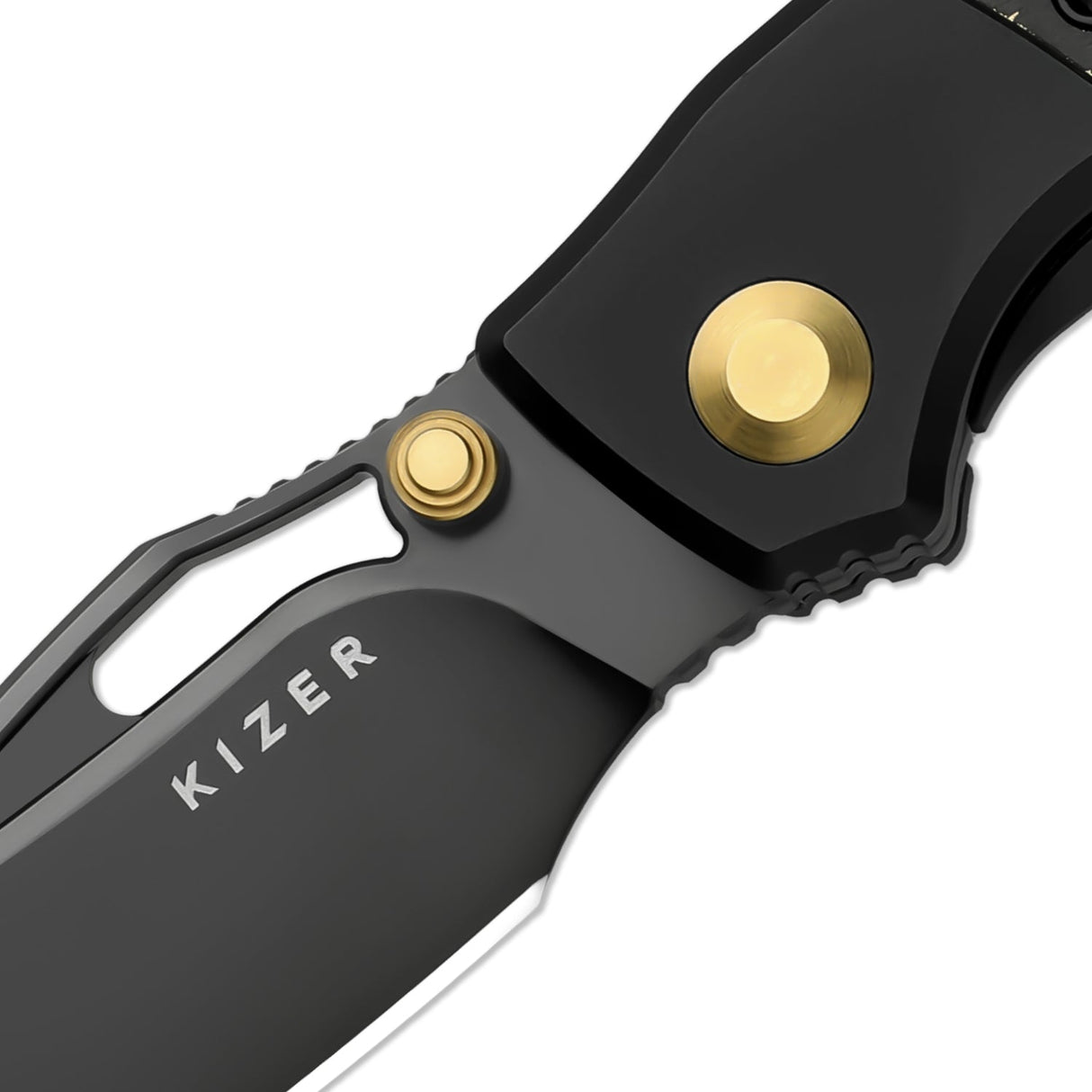 Shrike | Ti & FatCarbon Gold Camo + S45VN