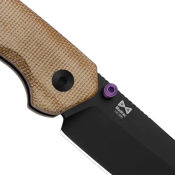 Madrac | Brown Norplex UltreX™ Micarta + Black 14C28N